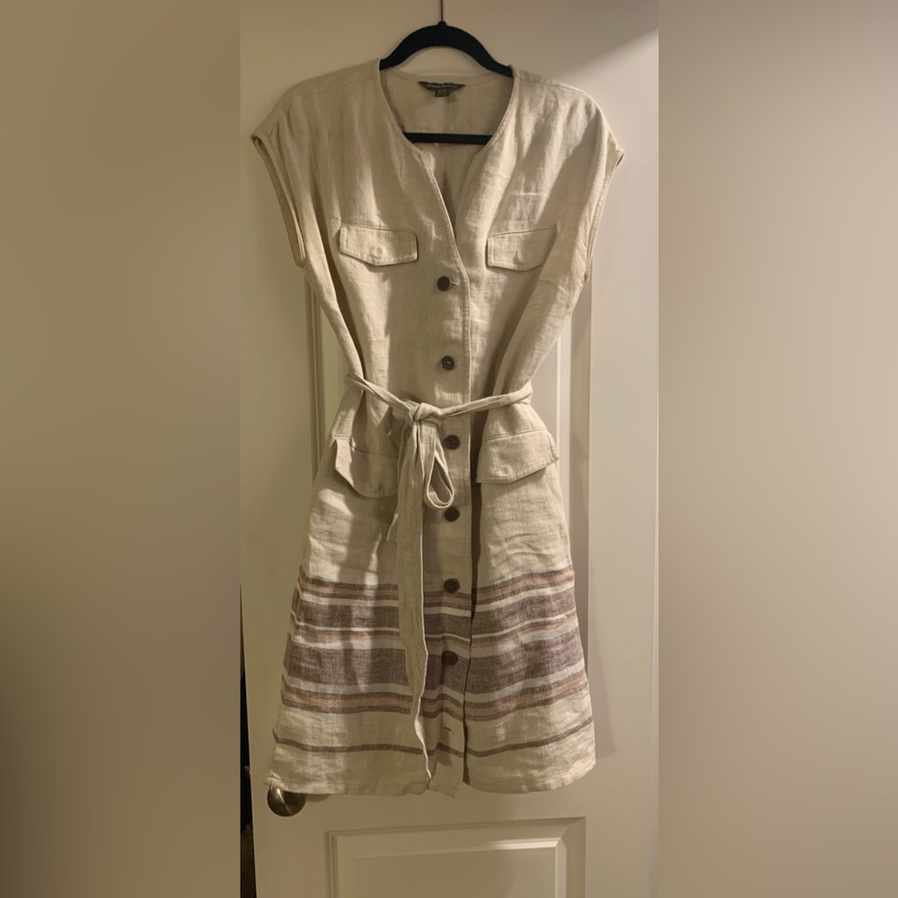 vintage? Tommy Bahama linen dress, medium